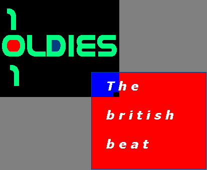 Oldies 88.7 & British Beat Logo